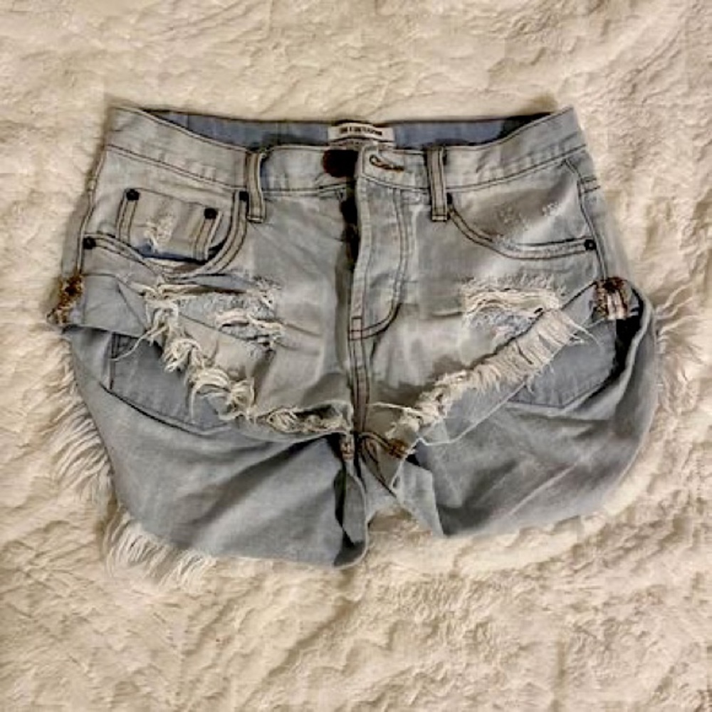ONE X TEASPOON | denim shorts